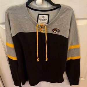 NWOT Colosseum University of  Missouri Men’s Gray sweatshirt